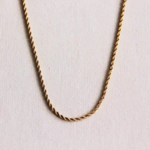 Ketting Twisted goud
