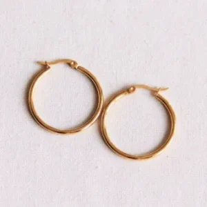 Oorbel Creool 30 mm goud