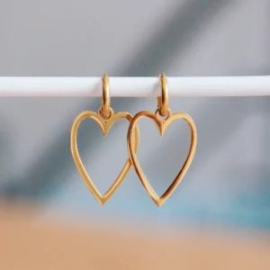 Oorbel Hart goud