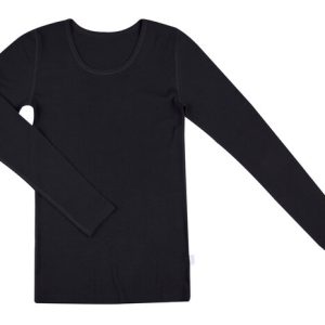Longsleeve wol zwart Joha