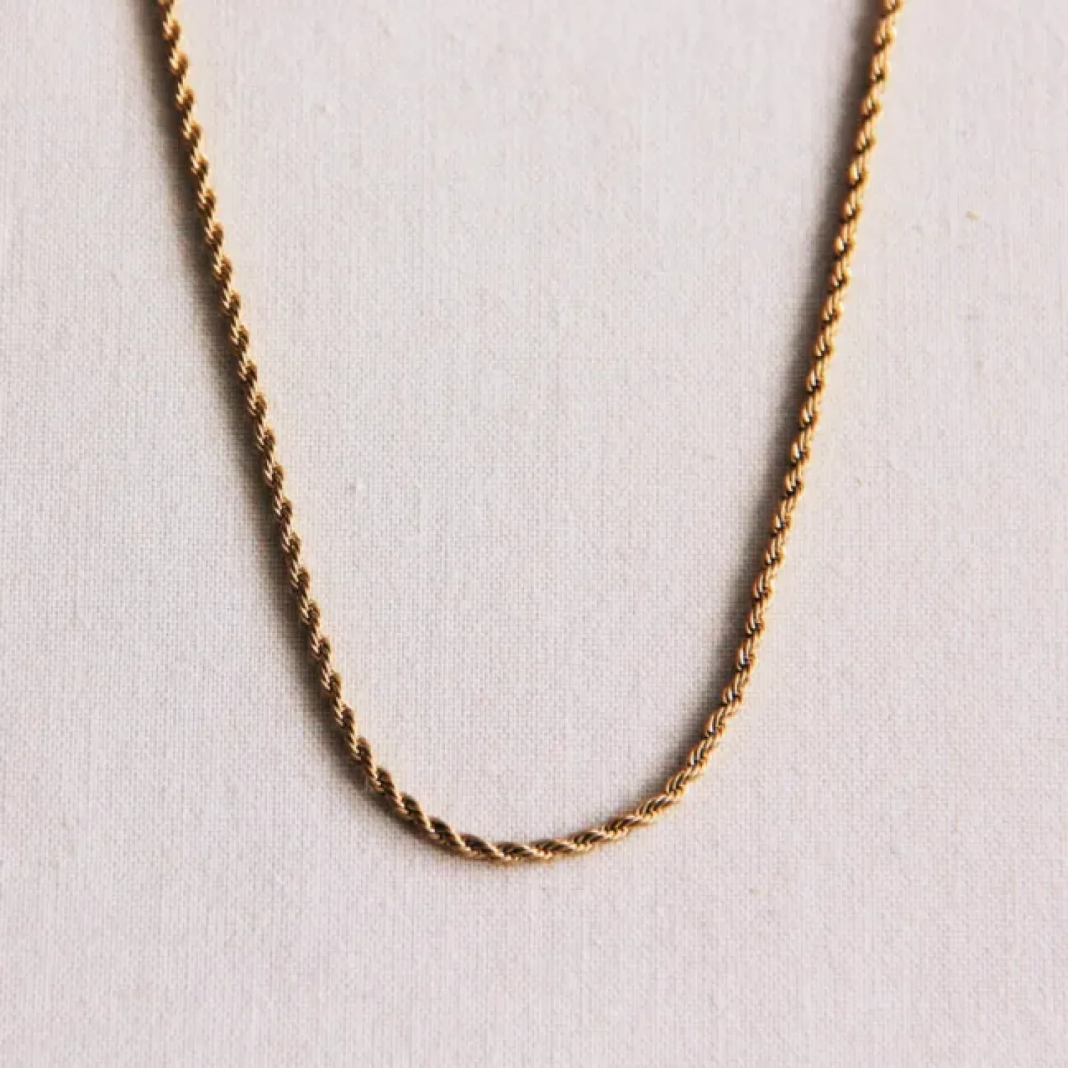 Ketting twisted goud Bazou